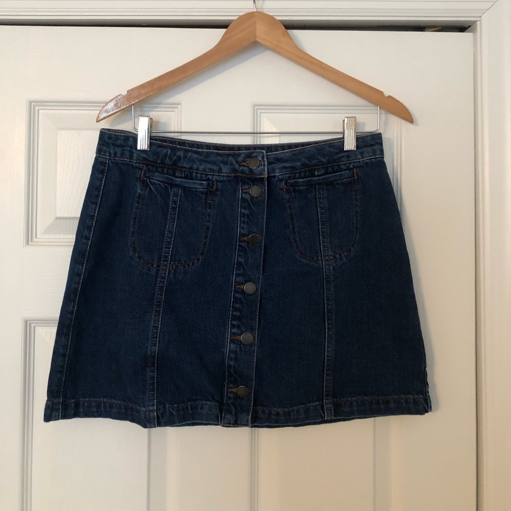 TOPSHOP Jean Skirt